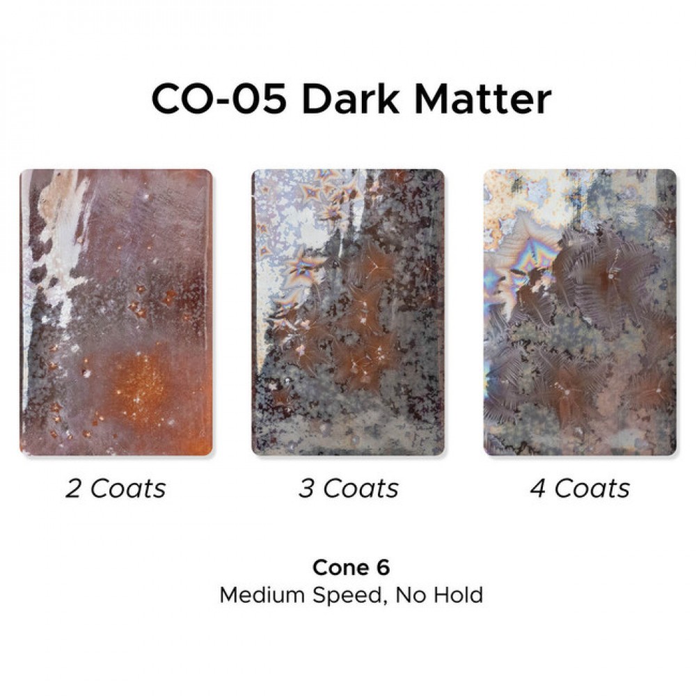 Dark Matter - 16-oz Amaco Cosmos Mid Range Glaze